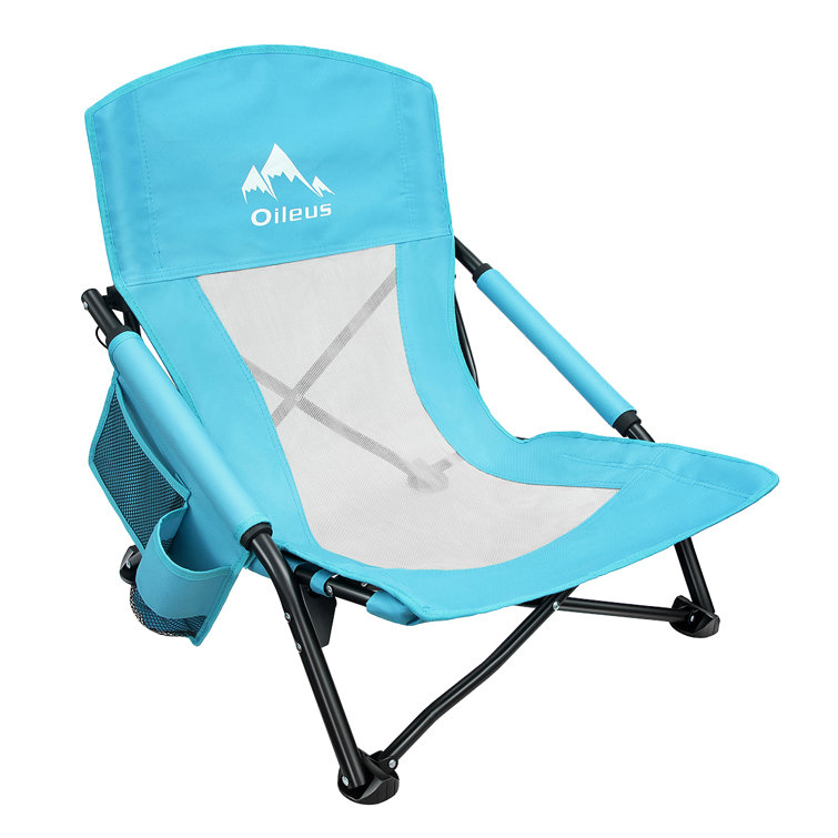 Oileus Reclining Camping Chair with Cushion Wayfair